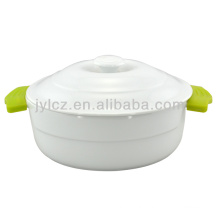 casserole with silicone handles